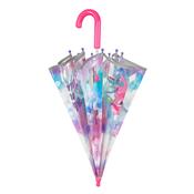 Parapluie cloche enfant Transparent et Licorne - avec bordure phosphorescente - Parapluie Fille