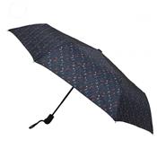 Parapluie pliant femme - Ouverture et fermeture automatiques - Bleu avec imprimés "cerf-volant