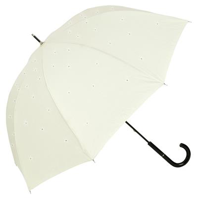 Parapluie - Ombrelle Von Lilienfeld crème avec cristaux Swarovski