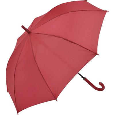 Parapluie long femme - Parapluie à ouverture automatique - Rouge