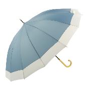 Grand parapluie de golf - 16 baleines - Grande protection de 105 cm de diamètre - Bleu ciel