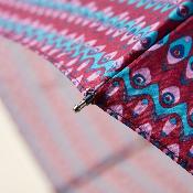 Mini parapluie pliant pour femme - Résistant au vent - Motif géométrique