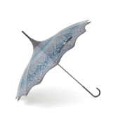 Parapluie long pour femme - Parapluie pagode - Bord festonné Anthracite
