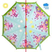 Parapluie pour fille - Couleurs magiques et paillettes - Imprimé Princesse