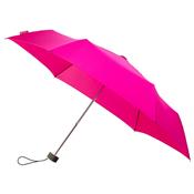 Parapluie pliant femme - Extra plat - Résistant au vent - Rose