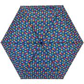 Parapluie pliant femme - Parapluie Compact de 24 CM - Bleu avec imprimé CHAT