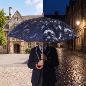 Parapluie phosphorescent pour enfants - Constellations - Rose