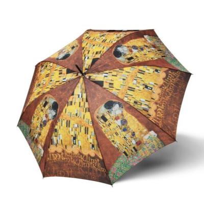 Parapluie pliant anti UV - Ouverture et fermeture - automatique - Motif artistique - Der Kuss