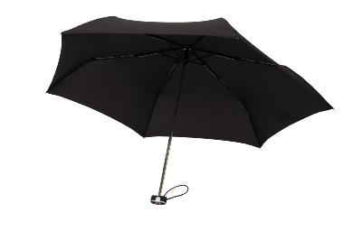 Parapluie pliant femme et homme - ULTRA Slim et léger - Noir