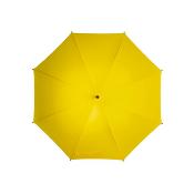 Parapluie long - Système d'ouverture automatique - Résistant au vent - Jaune