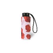 Mini parapluie pliant ultraléger et compact pour femme - Coquelicot rouge