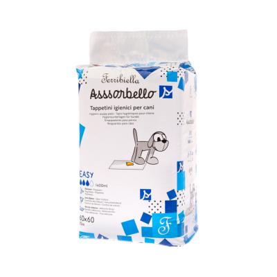 Ferribiella – Alèses Easy pour Chiens et Chiots – Protection Hygiénique et Absorption Élevée – 8 x 30 Pièces – 60 x 60 cm