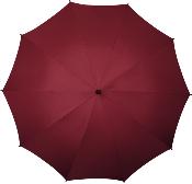 Parapluie de golf - Ouverture manuelle - fibre de verre - Bordeaux - Diamètre Large 130cm