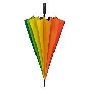 Grand parapluie golf imprimé arc en ciel - diamètre de 125 cm