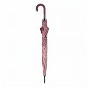 Parapluie Long pour Femme - Système d'ouverture Automatique - 16 Baleines en Fibre de Verre - Grande Protection de 105 cm - Résistant au vent - Rose Pale