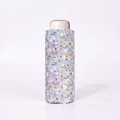 Mini Parapluie de Poche pour Femmes - Parapluie Plat Ultra Léger et Ultra Compact - Bleu Ciel