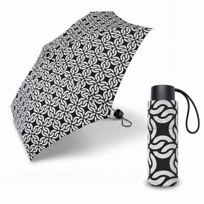 Mini parapluie pliant - Ouverture et fermeture automatiques - Poignée à molette - Ultra Léger et Ultra Minuscule - Nœud de liaison