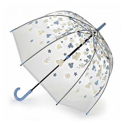 Parapluie Fulton - Long - Transparent - Imprimé Paquerettes - Cloche - reduced