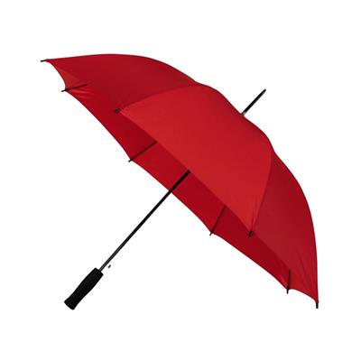 Parapluie de golf compact - Résistant au vent - Rouge