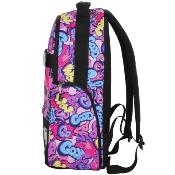 Sac à dos scolaire Annox NextGen - 30 x 16 x 47 cm - 23 L - Noir/Rose