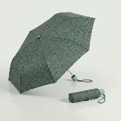 Mini parapluie pliant pour femmes - Protection UVP 50+ - Ultra-léger et compact - Imprimé style léopard - Vert