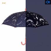 Parapluie phosphorescent pour enfants - Constellations - Rose
