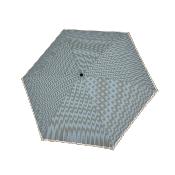 Parapluie pliant ultraléger et compact pour femme - Bleu chevron