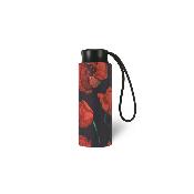 Mini parapluie pliant ultraléger et compact pour femme - Rouge floral