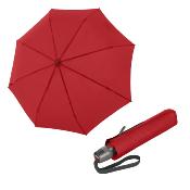 Parapluie pliant à ouverture automatique - Résistant au vent - Rouge