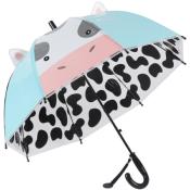 Parapluie cloche transparente fille - Ouverture automatique - Vache