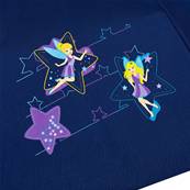 Mini parapluie pour enfants - Léger et compact - Avec bande réfléchissante - Étoile bleue