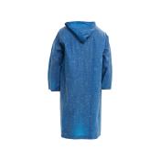 Imperméable pour homme et femme – Léger, respirant et compact – Bleu avec imprimé étoiles