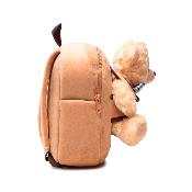 Sac à dos ours en peluche pour enfants - Bretelles réglables et souples - Mini sac de voyage mignon - Taille unique