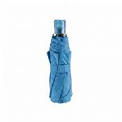 Parapluie pliant carré pour femmes - Grande toile de 102 cm - Résistant au vent - Adapté à 2 personnes - Bleu clair