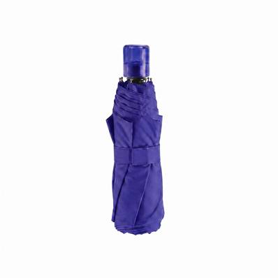 Parapluie pliant carré pour femmes - Grande toile de 102 cm - Résistant au vent - Adapté à 2 personnes - Bleu royal