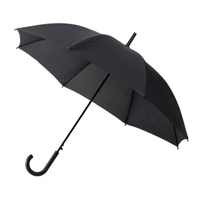 Parapluie droit automatique - Résistant au vent - Noir