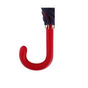 Parapluie de luxe - Handmade in Italy - Ouverture automatique - Poignée cuir rouge