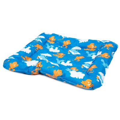 Duvoplus – Panier rafraîchissant Les Schtroumpfs pour chien et chat, idéal pour éviter la surchauffe lors des fortes chaleurs – Taille L – 91x76 cm – Bleu