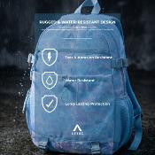 Sac à dos scolaire Annox NextGen - 31 x 14 x 46 cm - 20 L - Bleu clair