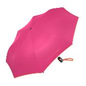 Mini parapluie pliant - Ouverture Automatiques - Poignée à bouton - Résistant au vent - Rose fuchsia
