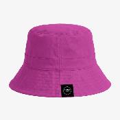 Chapeau imperméable pliable et réversible avec sac de rangement - Avec protection solaire UVP50+ - Matière recyclée - Rose Vichy - Taille Unique