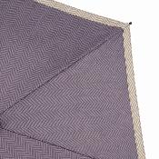Parapluie pliant ultraléger et compact pour femme - Motif chevron lilas