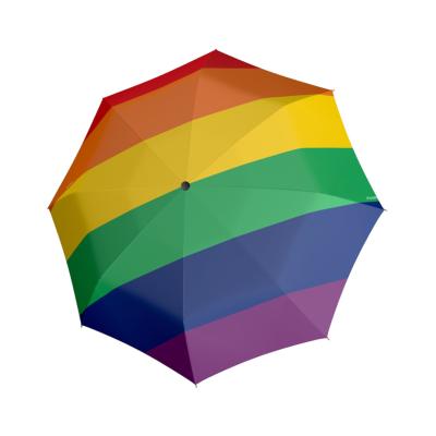 Parapluie pliant femme et homme - Léger et compact - Arc-en-ciel