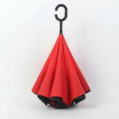 Parapluie à Ouverture Inversée - Resistant au vent - Rose