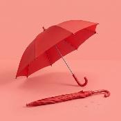 Parapluie long pour enfants - Rouge