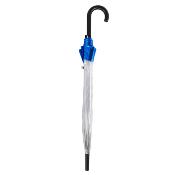 Parapluie cloche - Ouverture Automatique - Parapluie transparent avec bordure bleue