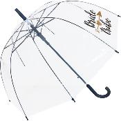 Parapluie cloche transparente de mariage - Ouverture Automatique - Bride Tribe