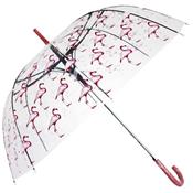 Parapluie long - Design Anglais - Ouverture automatique - Flamants roses - reduced