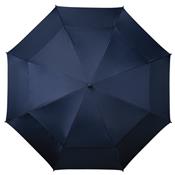 Parapluie de golf - Large 130 cm - Résistant au vent - Bleu foncé