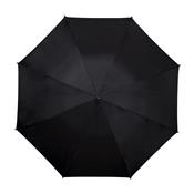 Parapluie golf de luxe - Ouverture automatique - Résistant au vent - Double toile - Large dimaètre - Noir et Doré
